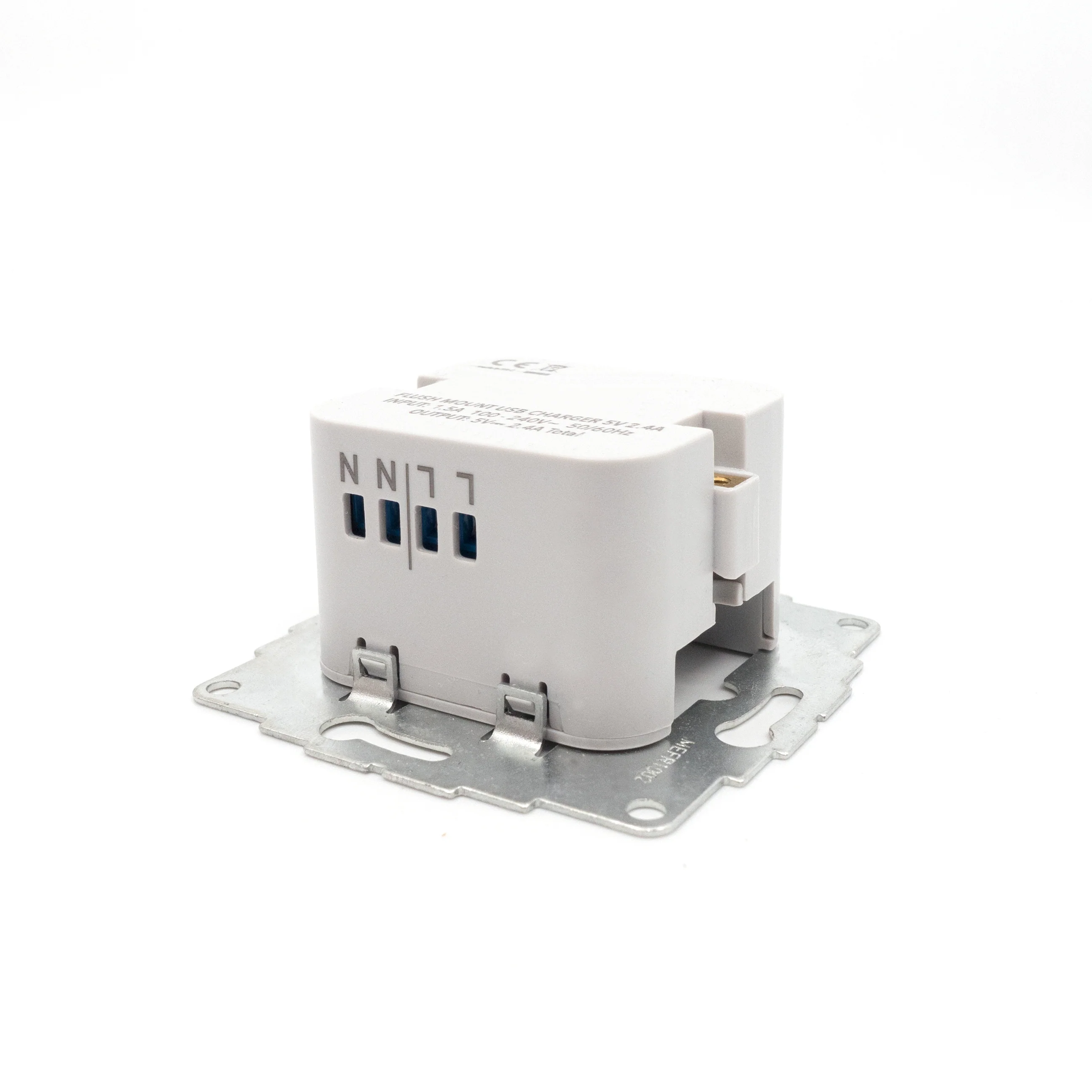 12W 2.4A Unterputz Netzteil mit USB-A von 2USB - Image 3