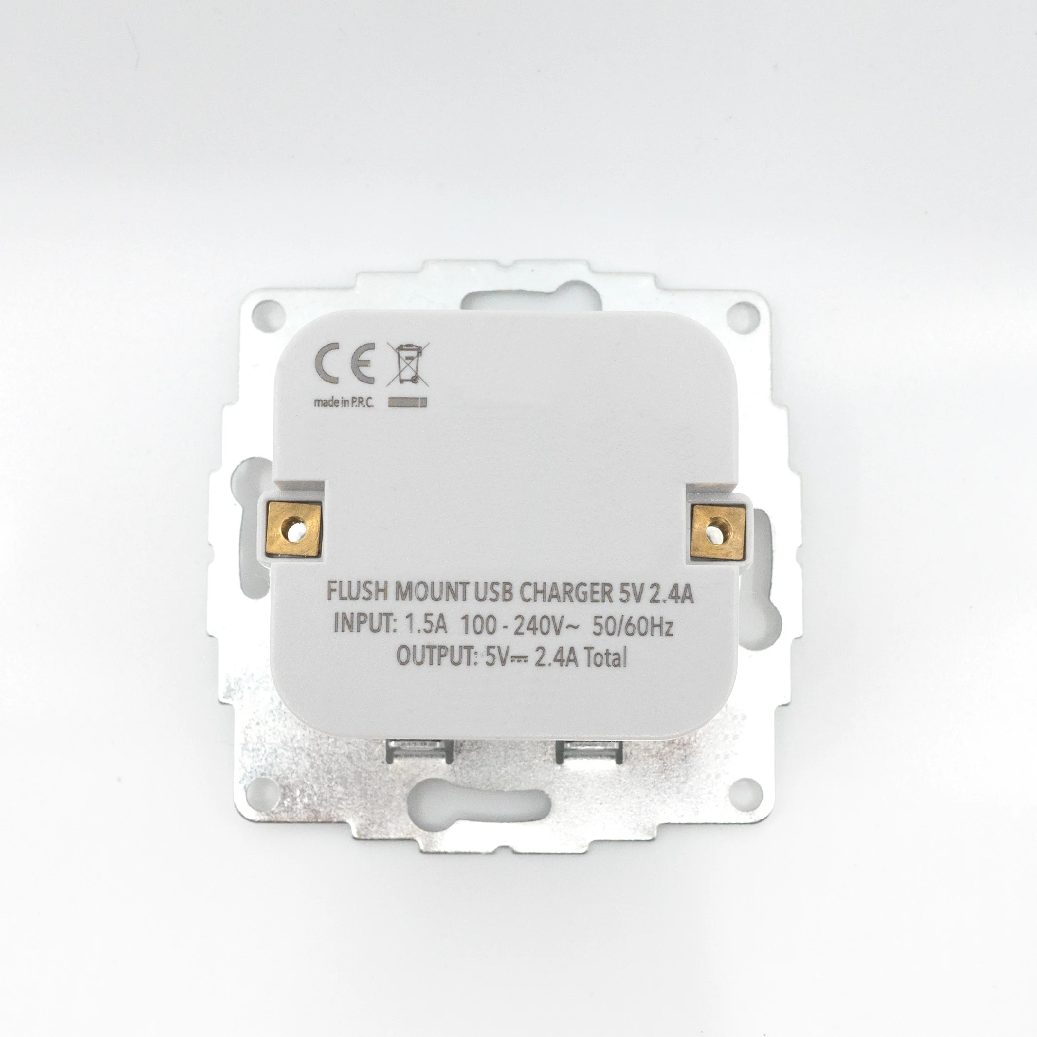 12W 2.4A Unterputz Netzteil mit USB-A von 2USB - Image 4